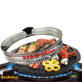 Gas O Grill Full Non-Stick JUMBO WITH GLASS LID 14 Inches Model
