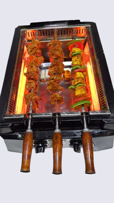 Electric Smokeless Magical Deep Grill 360º Rotational Infrared Indoor & Outdoor Grill