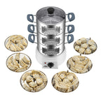 Steemo S.S Momo Maker With S.S Jars Having See Through Windows