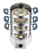 Steemo S.S Momo Maker With S.S Jars Having See Through Windows