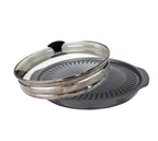 Gas O Grill Full Non-Stick JUMBO WITH GLASS LID 14 Inches Model