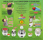 All S.S. Model Steemo Multi Steam Cooker in Food Grade Stainless Steel