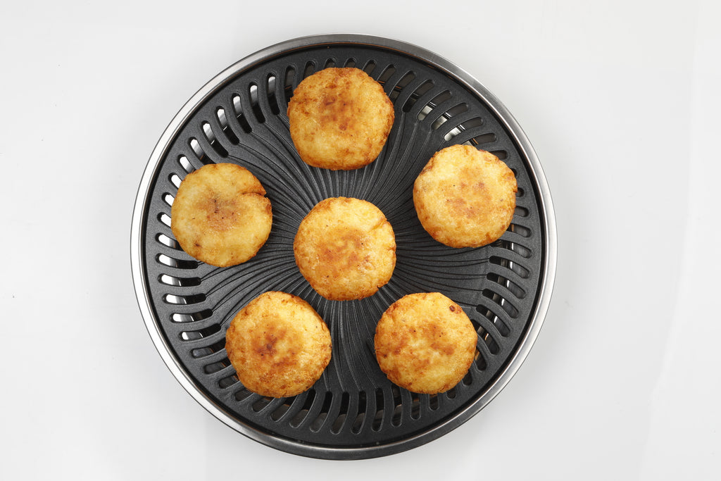 Gas O Grill Aluminum BBQs Full Non-Stick Smokeless Indoor Tandoor JUMBO 14 Inches