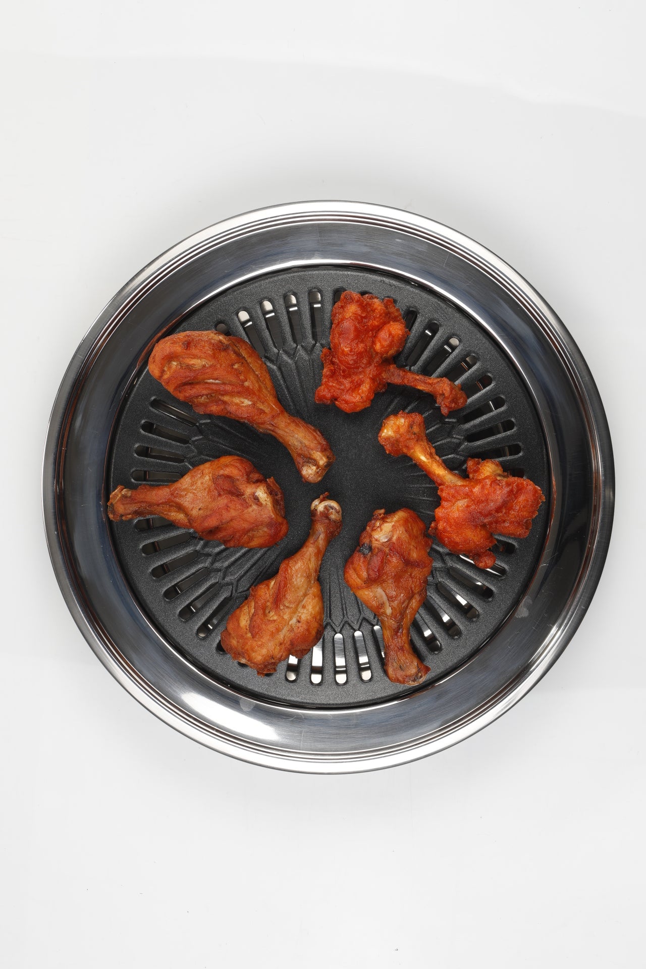 Gas O Grill Aluminum BBQs Full Non-Stick Smokeless Indoor Tandoor JUMBO 14 Inches