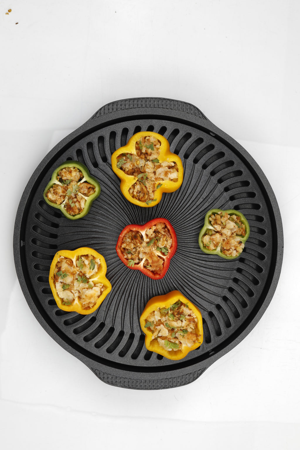 Gas O Grill Aluminum BBQs Full Non-Stick Smokeless Indoor Tandoor JUMBO 14 Inches