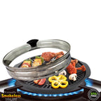 Gas O Grill Full Non-Stick JUMBO WITH GLASS LID 14 Inches Model