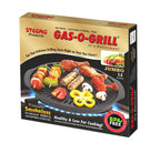 Gas O Grill Aluminum BBQs Full Non-Stick Smokeless Indoor Tandoor JUMBO 14 Inches
